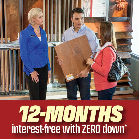 12 months interest free financing